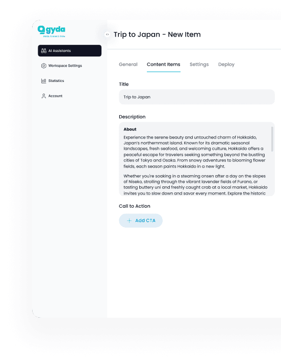 Qyda Dashboard Mockup