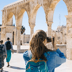 Women taking picture