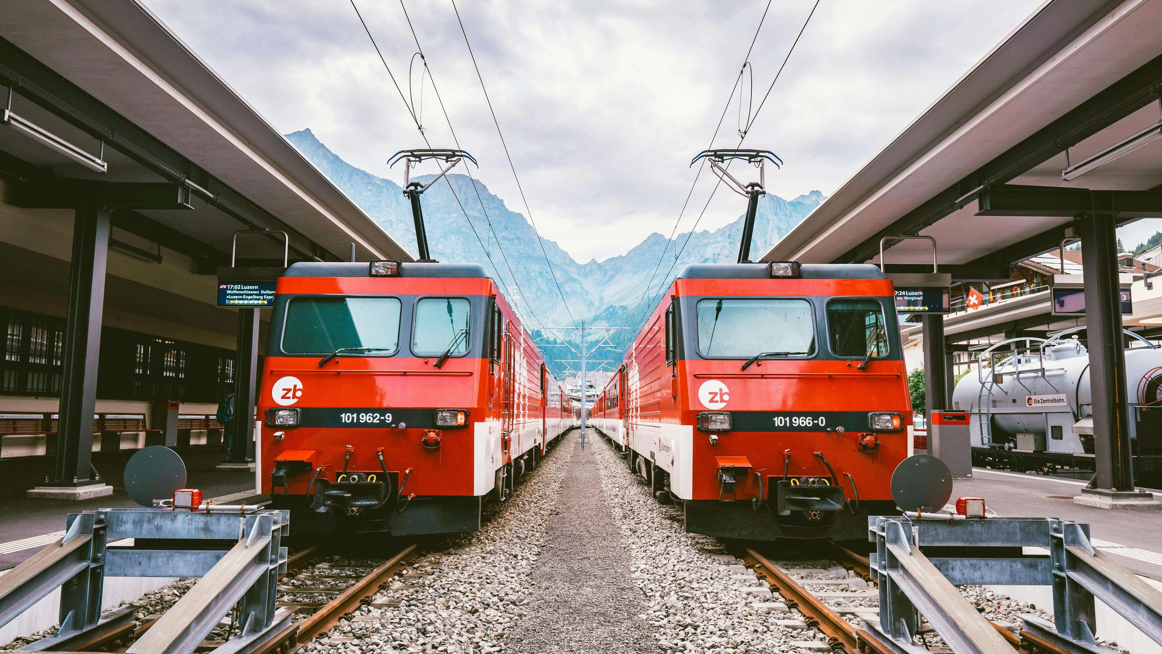 Swiss Train Station